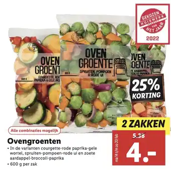 Lidl Ovengroenten aanbieding