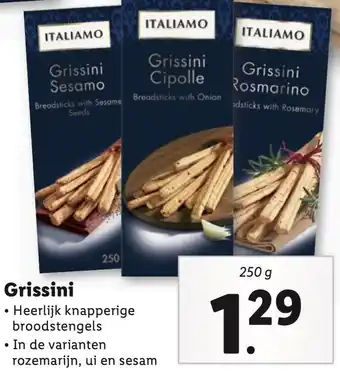 Lidl Grissini aanbieding