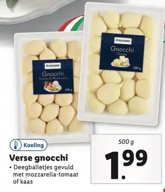 Lidl Verse gnocchi aanbieding