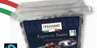 Lidl Espressobonen met chocolade aanbieding