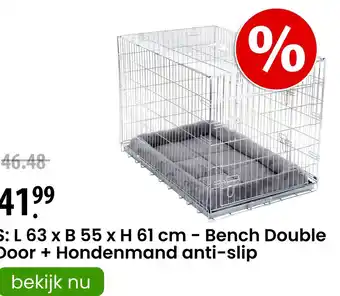 Zooplus Bench double aanbieding