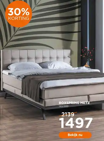 TotaalBED Boxspring metz aanbieding