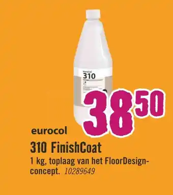 Hornbach eurocol 310 Finishcoat aanbieding