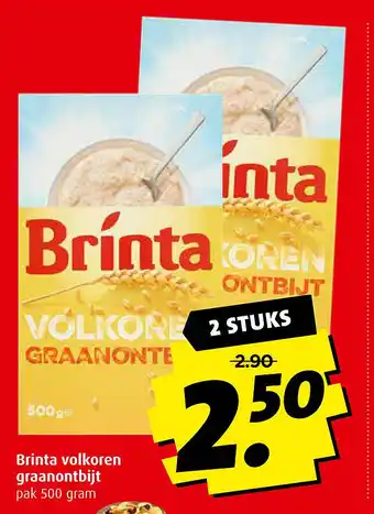 Boni Brinta volkoren graanontbijt aanbieding