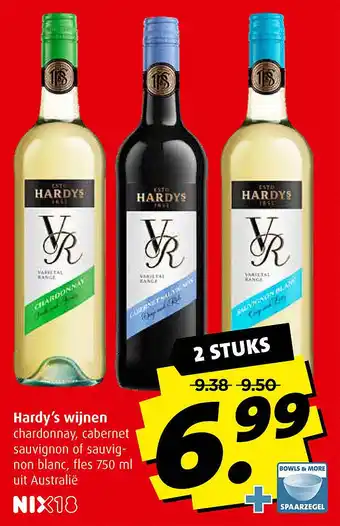 Boni Hardy's wijnen aanbieding