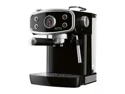 Lidl SILVERCREST Piston koffiemachine, 20 bar, met stoompijpje, zwart, retro aanbieding