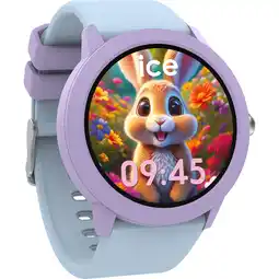 MediaMarkt Ice-watch Ice Smart Junior Rd - Find My Purple Soft Blue Bluetooth Tracking 39mm Smartwatch Paars aanbieding