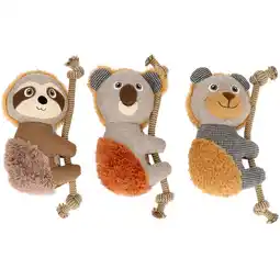 Pets Place Adori Hondenspeelgoed Scooter - Knuffel - Bruin 22x13x9 cm aanbieding