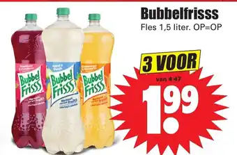 Dirk Bubbelfrisss 3*1.5L aanbieding