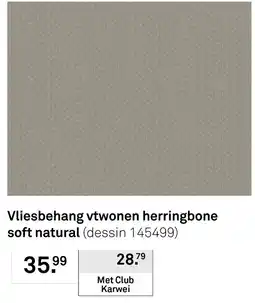 Karwei vtwonen herringbone soft natural aanbieding