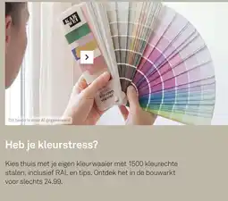 Karwei karwei eigen kleuren waaier aanbieding