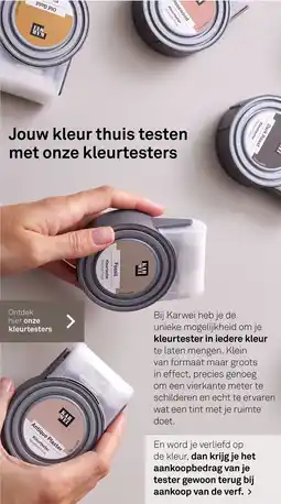 Karwei Karwei Kleurtester aanbieding