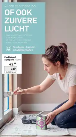 Karwei Fairf lakverf zijdeglans aanbieding