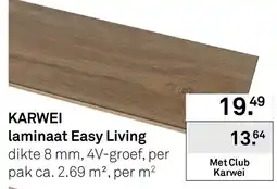Karwei Karwei laminaat Easy Living aanbieding
