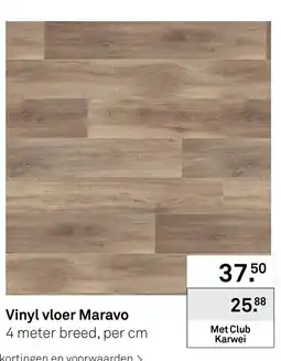 Karwei Vinyl vloer Maravo aanbieding
