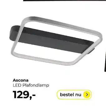 Lampidee Ascona led plafondlamp aanbieding