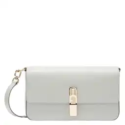 Wehkamp Furla leren crossbody tas Iride S lichtgrijs aanbieding