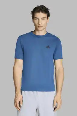 Wehkamp adidas Performance sportshirt Workout Essentials blauw aanbieding