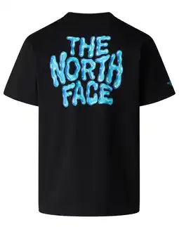 Wehkamp The North Face T-shirt Drip Logo zwart aanbieding