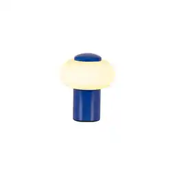 Wehkamp Lucide GUSTAV - Oplaadbare Tafellamp - Accu/Batterij - Ø 8 cm - LED Dimb. - 1x0,8W 2700K - Blauw aanbieding