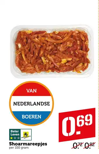 Coop Shoarmareepjes aanbieding