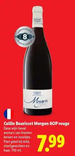 Lidl Collin Bourisset Morgon AOP rouge aanbieding
