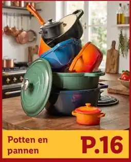 Lidl Potten en pannen aanbieding