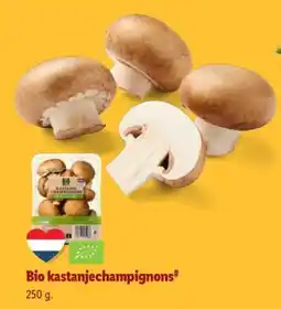 Lidl Bio Kastanje Champignons aanbieding