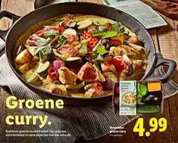 Lidl Groene curry aanbieding