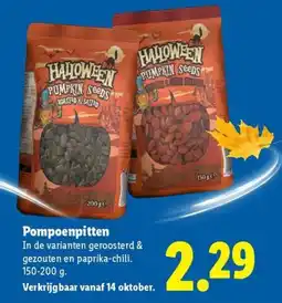 Lidl Pompoenpitten aanbieding