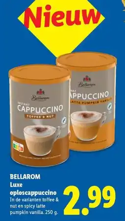 Lidl Bellaram Luxe oploscappuccino aanbieding