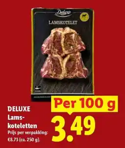 Lidl Deluxe Lamskoteletten aanbieding