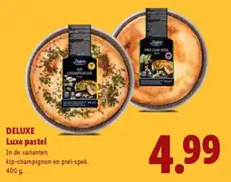 Lidl Deluxe Luxe pastei aanbieding