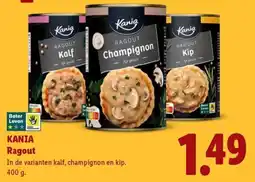 Lidl Kania Ragout aanbieding