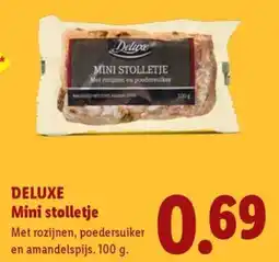 Lidl Deluxe Mini Stolletje aanbieding