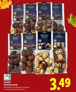 Lidl Deluxe Herfstchocolade aanbieding