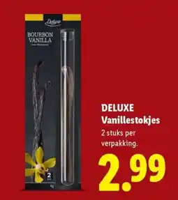 Lidl Deluxe Vanillestokjes aanbieding
