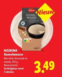 Lidl Milbona Kaneelmousse aanbieding