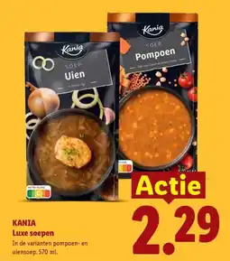 Lidl Kania Luxe soepen aanbieding