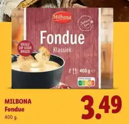 Lidl Milbona Fondue aanbieding