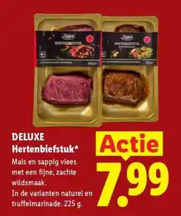 Lidl Deluxe Hertenbiefstuk aanbieding