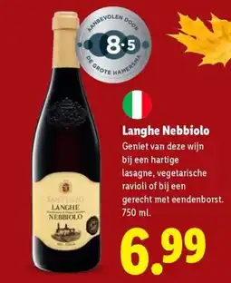Lidl Langhe Nebbiolo aanbieding