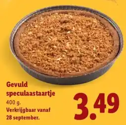 Lidl Gevuld speculaastaartje aanbieding