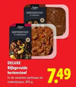 Lidl Deluxe hertenstoof aanbieding