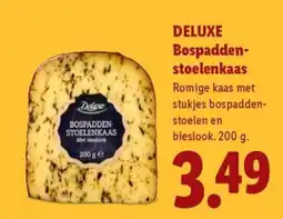 Lidl Deluxe Bospadden-stoelenkaas aanbieding