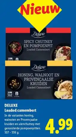 Lidl Deluxe Loaded camembert aanbieding