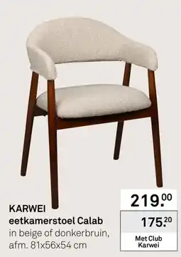 Karwei Karwei eetkamerstoel Calab aanbieding
