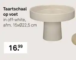Karwei Taartschaal op voet aanbieding