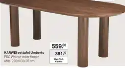 Karwei Karwei eettafel Umberto aanbieding