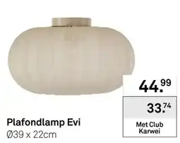 Karwei Karwei Plafondlamp Evi aanbieding